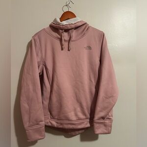 The North Face Light Pink Fleece hoodie